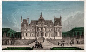 Château de Maison Lafitte, vers 1850 (gravure)