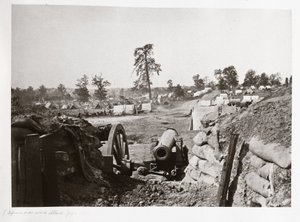 Fortifications confédérées devant Atlanta, Géorgie, USA - Ferdinand Georg Waldmuller