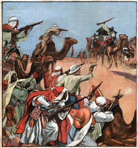 Convoi colonial dans le Maghreb - Ferdinand Georg Waldmuller