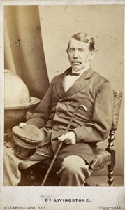 David Livingstone, missionnaire et explorateur écossais, vers 1860 - Frederick (attr. to) Barnard