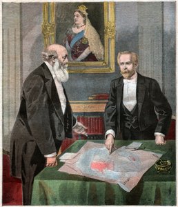 Entente cordiale : Paul Cambon et Robert Gascoyne-Cecil, Lord Salisbury