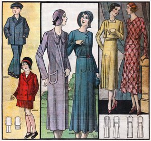 La mode dans les années trente