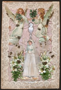 Première communion, vers 1920 (illustration) - . .