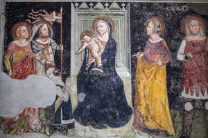 Fresque de la chapelle Giusti dans l