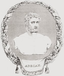 Hadrien, Publius Aelius Trajanus Hadrianus Augustus (76 – 138), empereur romain, de 