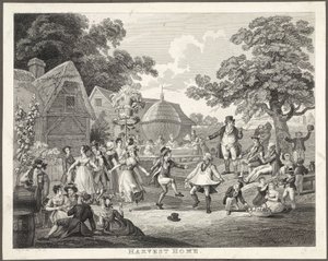 Retour de la moisson, c 1810-1820 - Frederick (attr. to) Barnard