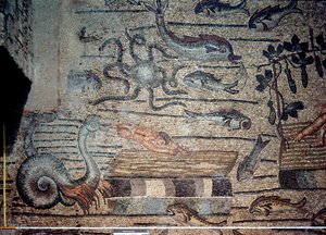 Jonas recraché par la baleine, détail d