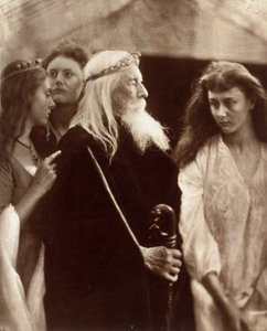 Le roi Lear attribuant son royaume à ses trois filles - John Pardon