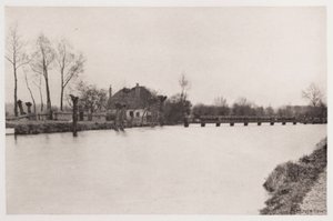 Le barrage du roi, rivière Lea - Frederick (attr. to) Barnard