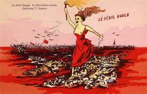 Le Péril Rouge - La Révolution Sociale, vers 1910 - Frederick (attr. to) Barnard