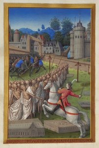 Les Très Riches Heures du duc de Berry, Folio 90v - Le Cavalier de la Mort - Unbekannt 2321