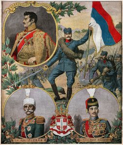 Les héros nationaux serbes - Ferdinand Georg Waldmuller