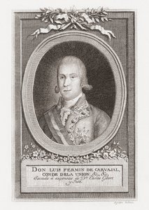 Luis Fermín de Carvajal, Comte de la Unión. Portrait. - . .