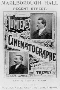 Publicité des frères Lumière, vers 1896