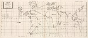 Carte magnétique de la Terre - Frederick (attr. to) Barnard