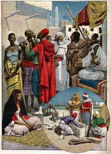 Marché aux esclaves à Tripoli - Ferdinand Georg Waldmuller