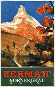 Montagne du Cervin, c.1930 (gravure) - . .