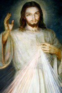 Église Notre-Dame de Plaimpalais. Jésus la Divine Miséricorde, j