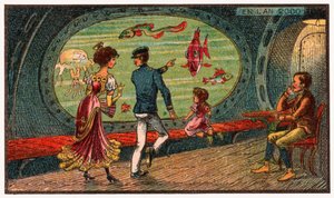 Sur un sous-marin géant, vers 1910