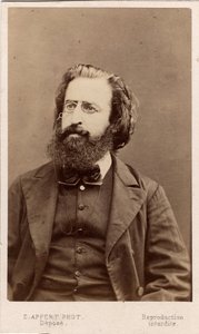 Commune de Paris (1871) : portrait de Théophile Ferré (1846-1871) membre de la Commune. Photographie Appert. Dim. 10,5x6,3 cm - Frederick (attr. to) Barnard