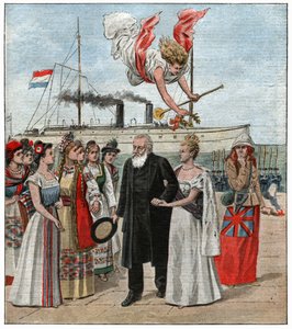 Paul Kruger en Europe - . .