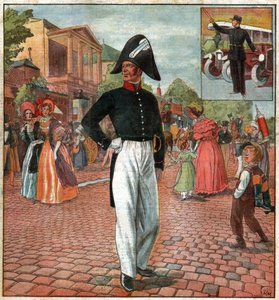 Policier à Paris - Ferdinand Georg Waldmuller