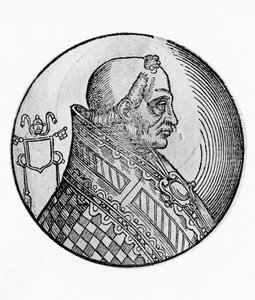Portrait de Boniface II (mort en 532), 55ème pape de l