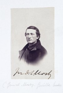 Portrait du général Mosby, chef de guérilla confédéré, vers 1863 - Frederick (attr. to) Barnard