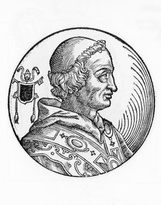 Portrait de Jean V (635-686), 82e pape de l