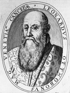 Portrait de Leonardo Ottoboni (16e-17e siècle), Grand Chancelier de Venise, gravure - William Walcutt