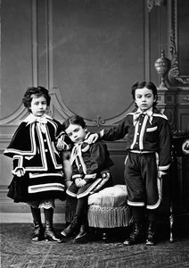 Portrait des enfants Orsini - Henry Charles Fehr