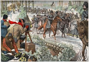 Troupes russes en Mandchourie
