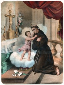 Saint Antoine de Padoue (gravure) - . .
