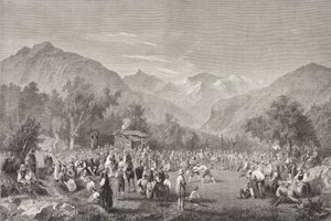 Suisse Unspunnenfest (photo n/b) - Frederick (attr. to) Barnard