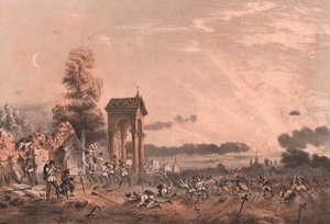 Prise du cimetière de Magenta, Lombardie - William Walcutt