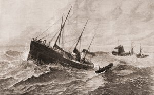 La perte du navire à vapeur Clan Macduff - . .