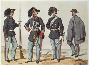 Uniformes - Risorgimento italien, fin du 19e siècle