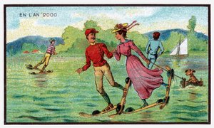 Patins aquatiques, vers 1910