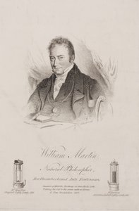 William Martin, poète et physicien anglais, vers 1820