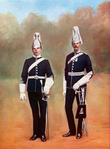 Yorkshire Dragoons, officier et soldat, de l