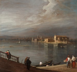 San Cristoforo, San Michele et Murano depuis la Fondamenta Nuove, Venise - Canaletto