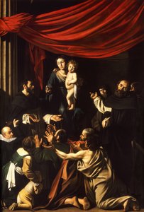 Madone du Rosaire - Michelangelo Merisi da  Caravaggio