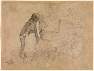 Hashim. Éléphant et Cavalier. vers 1640 Metropolitan Museum of Art, New-York