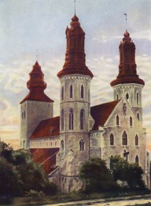 La Cathédrale de Visby, sur l