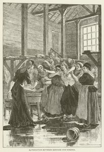 Altercation entre Gervaise et Virginia - after Adrien Emmanuel Marie
