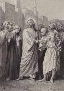 Christ prédit la destruction du temple - after Albert Robida
