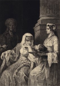 Hérodiade et la tête de Jean-Baptiste - after Albert Robida