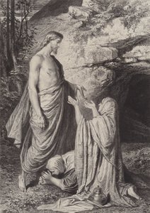 Jésus apparaît aux femmes - after Albert Robida