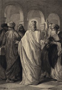 Jésus converse avec les docteurs - after Albert Robida