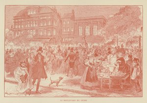 Le Boulevard du Crime - after Albert Robida